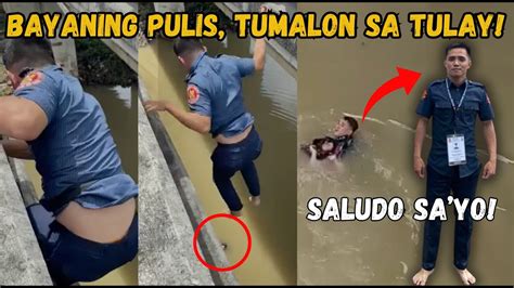 VIRAL PULIS! Sumagip ng Nalulunod na Batang Babae sa Ilog.